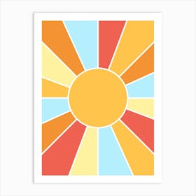 Sunburst 11 Art Print