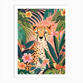 Cheetah In The Jungle 1 Art Print