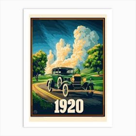 Aihrgdesign A Retro Industrial Poster Promoting Modern Automo 2f0f7a17 1da9 4f3c B13c 54a2b0a15f10 3 Art Print