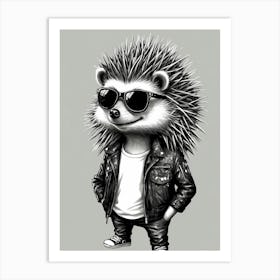 Hedgehog Art Print