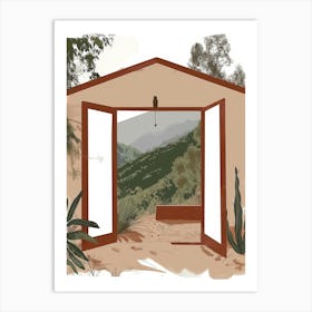 House In The Mountains 3 Art Print