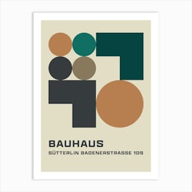 Bauhaus Neutral Print 2 Art Print