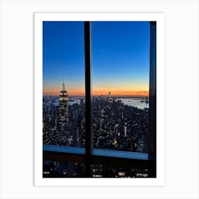 A Developer In Manhattan Casting An Eagle Eye View On The Citys Architectural Evolution With The M (1) Art Print