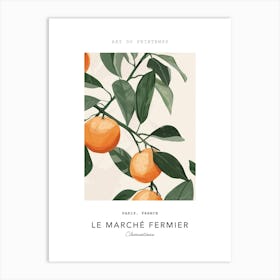 Clementines Le Marche Fermier Poster 5 Art Print