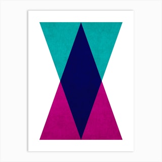 Triangles 2 Art Print
