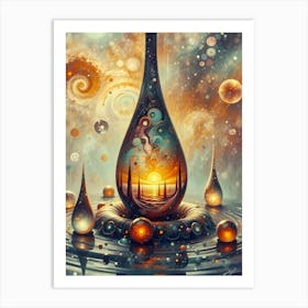 Celestial Reflections: The Universe Within Art Print