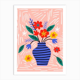 Flowers In A Vase 1 Art Print