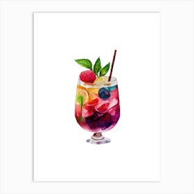 Drink In A Glass Art Print