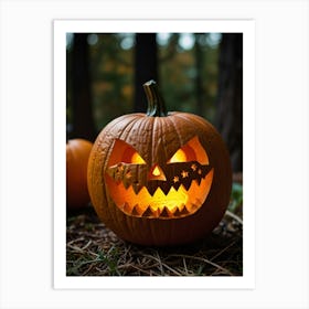 Halloween Pumpkins Art Print