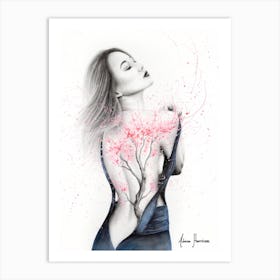 Her Blossom Art Print