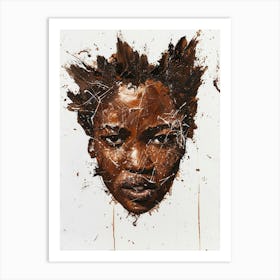 African Head 2 Art Print