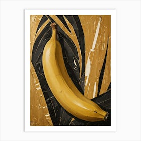 Banana Gold no1 Art Print