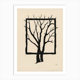 Tree In A Square Art Print