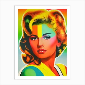 Selena 1 Colourful Pop Art Art Print