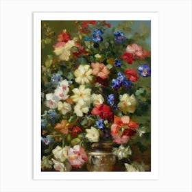 Morning Glory Painting 3 Flower Art Print