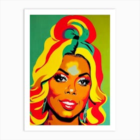 Taraji P Henson Colourful Pop Movies Art Movies Art Print