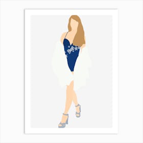 Taylor Swift midnights dress print Art Print