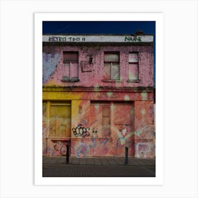 Hackney Grafitti Art Print