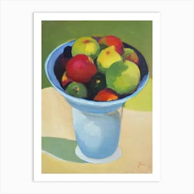 Feijoa Bowl Of fruit Art Print