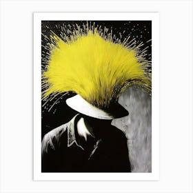 Yellow Hat 1 Art Print