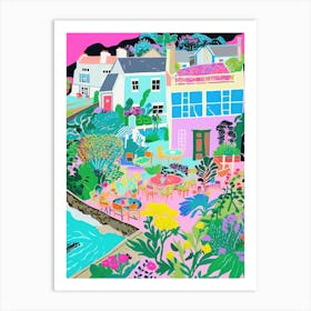 Cornwall Colourful View 3 Art Print