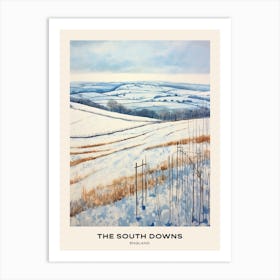 The South Downs England 4 Poster Art Print