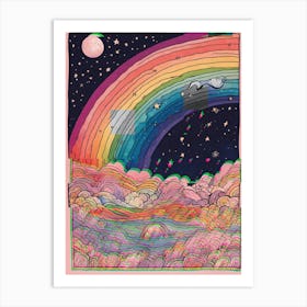 Rainbow In The Sky 3 Art Print