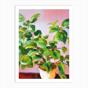 Fittonia 3 Impressionist Painting Art Print