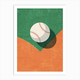 Balls Baseball Art Print