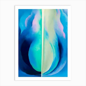 Georgia O'Keeffe - Abstraction Blue, 1927 Art Print