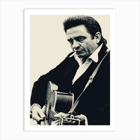 Johnny Cash Music Art Print