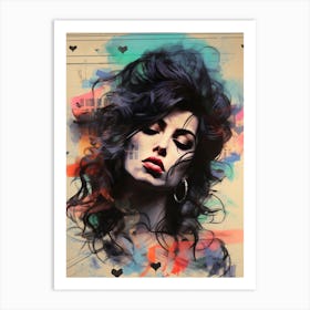 Amy Winehouse 3 Art Print