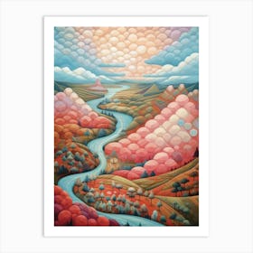 Landscape Painting Art Print