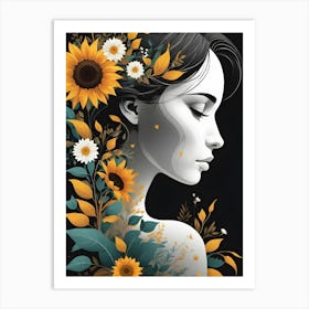 Sunflowers 1 Art Print