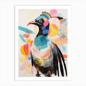 Bird Painting Collage Vulture 2 Art Print