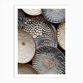 Collection Of Ceramic Plates Art Print