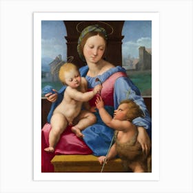 The Garvagh Madonna, Raphael Art Print