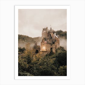 Foggy German Castle Art Print