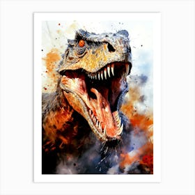 T-Rex animal dinosaur Art Print