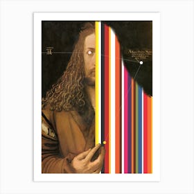 Dürer In Stripes · A Side Art Print