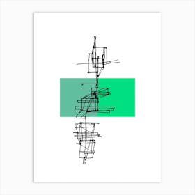 Green Scales Art Print