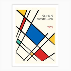 Bauhaus Geometric Minimalist 2 Art Print