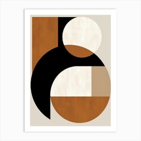 Ivory Bregenz Geometric Serenade Art Print