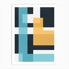 Geometric Layers 3 Art Print