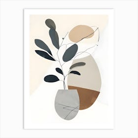 Abstract Plant 1 Art Print