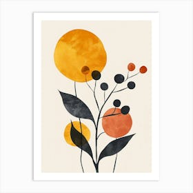 Carnegiea Gigantea Minimalist Abstract 3 Art Print