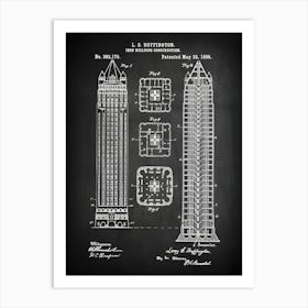 Building Patent, Architect Gift, Gift For Architect,Building Blueprint,Building Print,Building Wall Art,Building Poster,Building Decor,Cc1701 Art Print