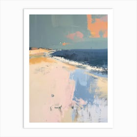 Beach At Sunset Art Print