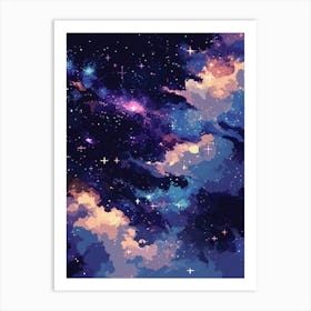 Galaxy Wallpaper 3 Art Print