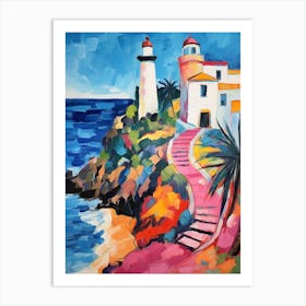 Faro Portugal 4 Fauvist Painting Art Print